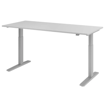 Abbildung von Hammerbacher Schreibtisch XMKA19 Grau/Silber