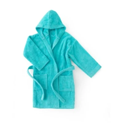 Abbildung von Top Towel Kinder Albornoz Niño Bademantel, Aquamarin, 14 a 16