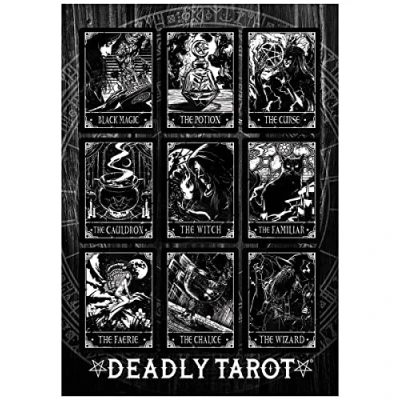 Abbildung von Deadly Tarot The Witch Compilation Mini Poster Schwarz 32x44cm