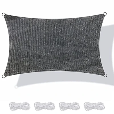 Abbildung von yourGEAR Sonnensegel 3 x 5 m HDPE Tarp Haus Markise UV Sonnenschutz