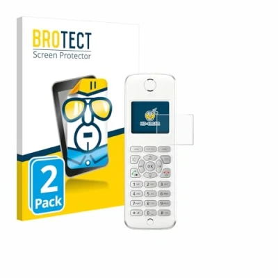 Abbildung von BROTECT (2 Stück Schutzfolie für AVM Fritz!Fon M2 Displayschutz Folie Ultra Klar