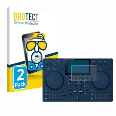 Abbildung von BROTECT Entspiegelungs Schutzfolie für AlphaTheta OMNIS Duo (2 Stück) Matte Displayschutz Folie, Anti Reflex, Fingerprint