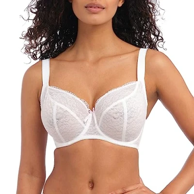 Abbildung von Freya Damen Fancies Bügel Balkon K Cup BH, Weiß, 80FF