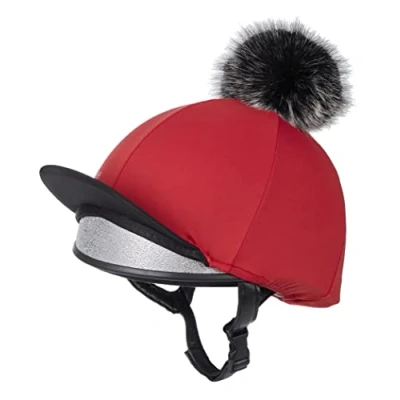 Abbildung von LeMieux Hat Silk Chilli Red/Schwarz One Size