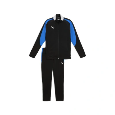 Abbildung von Puma individualLIGA Trainingsanzug Herren Mit Plain Black/White/Ultra Blue Größe: S