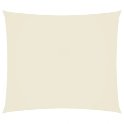 Abbildung von vidaXL Sonnensegel Wasserfest Sonnenschutz Windschutz Sonnendach UV Schutz Garten Terrasse Balkon Oxford Gewebe Rechteckig 2x2,5m Creme