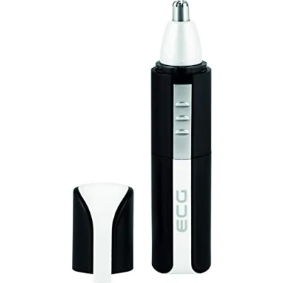 Abbildung von ECG Haarschneider zur Bart und Backenbartformung, Nasen Ohrenhaarschneider, Schnittbreite 20 mm, rostfreiem Stahl, Weiss schwarz ZS 2020N