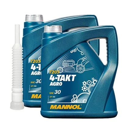 Abbildung von 2 x4l, MANNOL 7203 4 Takt Agro SAE 30 API SG + Ausgießer