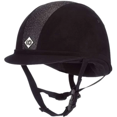 Abbildung von Charles Owen Reithelm YR8 Sparkly Centre Schwarz 61cm