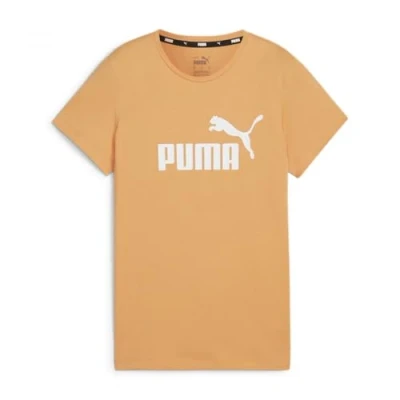 Abbildung von Puma LOGO TEE Tshirt print, Damen, Größe: XL, Bright melon