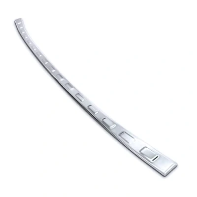 Abbildung von teileplus24 L738 Ladekantenschutz V2A Edelstahl kompatibel mit Nissan Qashqai 3 J12 2021 Abkantung, Farbe:Silber gebürstet