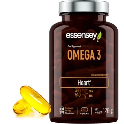 Abbildung von essensey Essensey® OMEGA 3 STRONG (540 EPA /360 DHA) 90 Kapseln