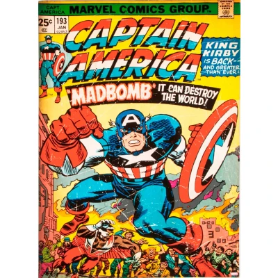 Abbildung von Art for the home Leinwandbild &quot;CAPTAIN AMERICA&quot;, Fantasy