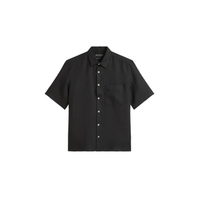 Abbildung von Marc O&#039;Polo KENT Collar Short Sleeves ONE Rectangular Chest Pocket Style Hemd, Herren, Größe: XS, Black