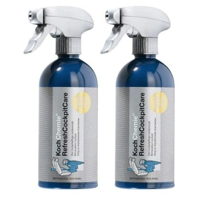 Abbildung von Koch Chemie 2X Refresh Cockpit Care Cockpitpflege Tiefenpfleger seidenmatt 500ml