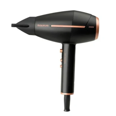 Abbildung von Taurus Shining 2400 Ionic Haartrockner, Anti Frizz, Pro Care, W, 2 Geschwindigkeiten, 3 Temperaturen, kompaktes Design, kalte Luft, Konzentratoren und Diffusor