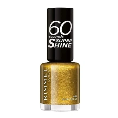Abbildung von Rimmel 60 Seconds Nagellack 831 Oh My Gold!