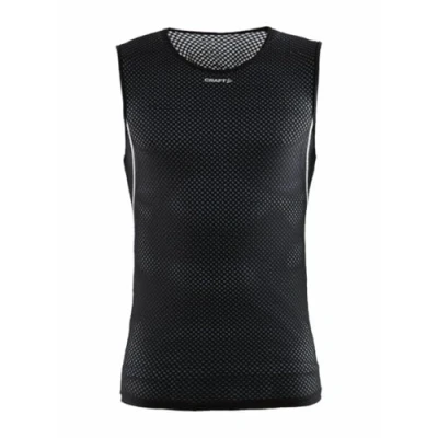 Abbildung von Craft Cool Mesh Superlight SL M Funktionsshirt Herren ärmellos Gr. M, Schwarz Top perfekte Belüftung &amp; Kühlung superleichte Activewear für Baselayer