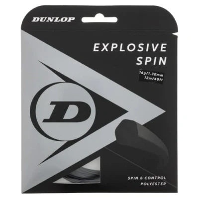 Abbildung von Dunlop Unisex Adult Explsove Spin Tennis Racket String, Yellow, One Size
