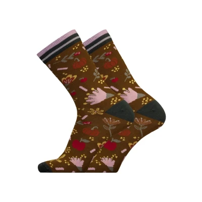 Abbildung von Uphillsport 2ER PACK Autumn Garden Socken, Größe: 35 38, Brown