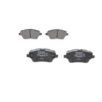 Abbildung von BOSCH 0 986 494 792 Bremsbelagsatz Low Metallic mit Anti Quietsch Blech FORD: FIESTA 6, Tourneo Courier, B Max