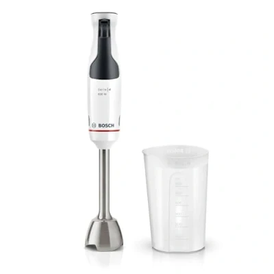 Abbildung von Bosch Serie 4 MSM4W210, Pürierstab, 0,6 l, 1,4 m, 600 W, Schwarz, Weiß