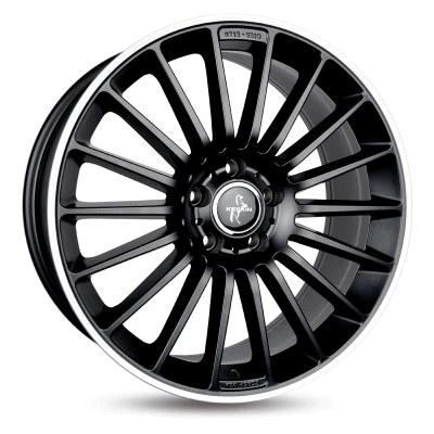 Abbildung von KESKIN WHEELS 5 loch 19Zoll 112mm Alufelge KT15 Speed Matt Schwarz hornpoliert KT158519511245MBLP Felge 8.5Zoll 45mm 66.60mm