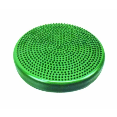 Abbildung von CanDo Balancekissen mit Noppenseite, Sitzkissen, aufpumpbar, Balance Disc, 35 cm Durchmesser, grün