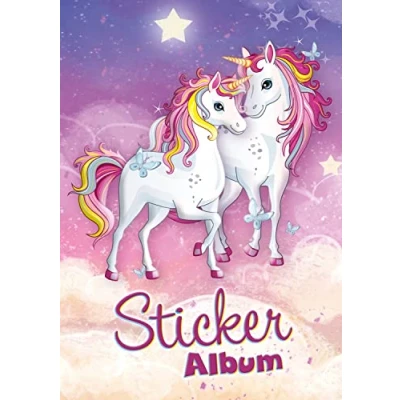 Abbildung von HERMA Stickerbuch Stickeralbum &quot;Einhorn Best Friends&quot;, DIN A5