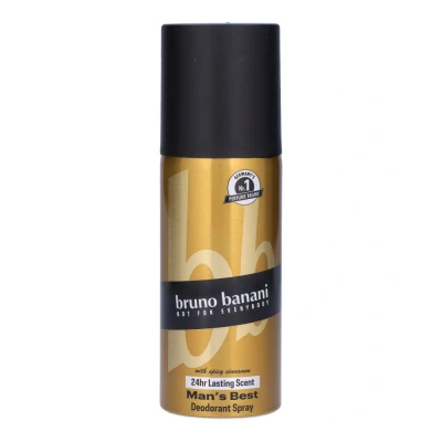 Abbildung von Bruno Banani Fragrance Man&#039;s Best Deo Bodyspray, Körperspray mit sinnlich orientalischem Herrenduft, 24h lang anhaltend, 150 ml