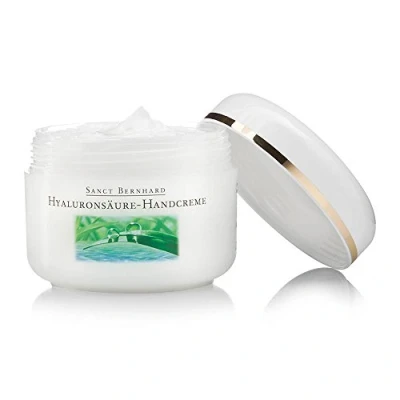 Abbildung von Sanct Bernhard Hyaluronsäure Handcreme mit Allantoin, Collagen, Hagebuttenkernöl 125 ml