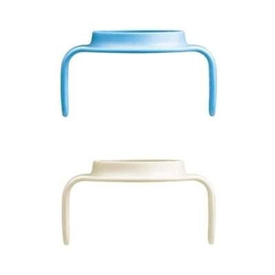 Abbildung von MAM Hold my Cup Day &amp; Night, leuchtet im Dunkeln, kompatibel Tassen, rutschfest und ergonomisch, 4+ Monate, hellblau neutral