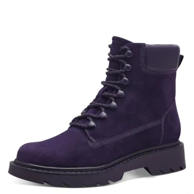 Abbildung von Tamaris Plateaustiefelette, Damen, Größe: 42, Purple Schuhe