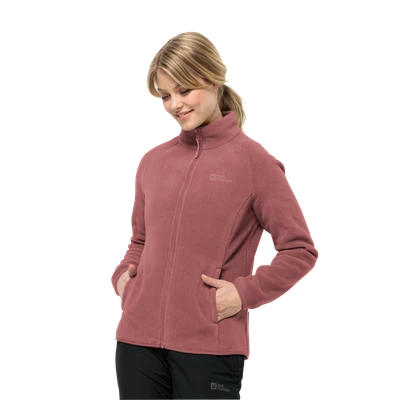 Abbildung von Jack Wolfskin Fleecejacke &quot;MOONRISE FZ W&quot;, mit kurzem Systemreißverschluss für Wanderungen