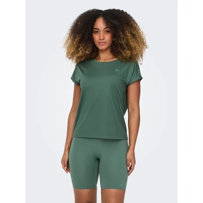 Abbildung von ONLY Play Onpaubree LIFE ON BAT Loose TEE Tshirt basic, Damen, Größe: XS, Duck green