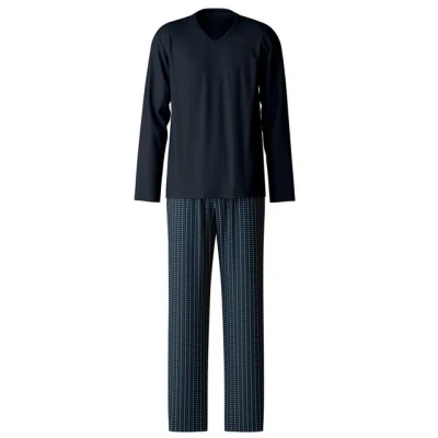 Abbildung von Calida LANG Pyjama, Herren, Größe: Large, Danube blue