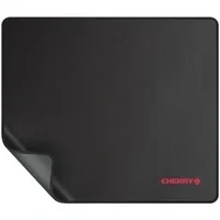 Abbildung von CHERRY MP 1000, Premium Mauspad aus Stoff in XL (350 x 300 5 mm), Glatte Oberfläche für Präzision, Vernähte Kanten, Rutschfest, Zusammenrollbar, Schwarz