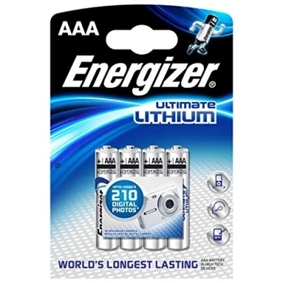 Abbildung von Energizer Ultimate Lithium Batterie AAA Micro 1,5 Volt im 4er Pack