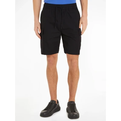 Abbildung von Calvin Klein Jeans Sweatshorts WASHED CARGO SHORT mit Logopatch