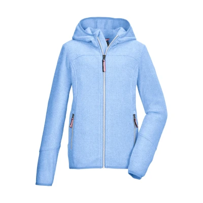 Abbildung von killtec Mädchen Strickfleecejacke/Fleecejacke mit Kapuze KOW 347 GRLS KNTFLC JCKT, lavendel, 128, 42139 000