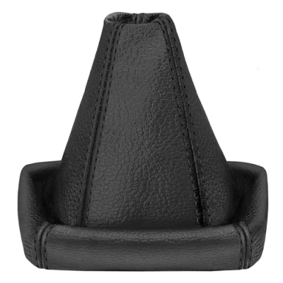 Abbildung von L&amp;P A0009 Schaltsack Schaltmanschette 100% Echtleder Leder Schwarz Ersatzteil für Zafira B
