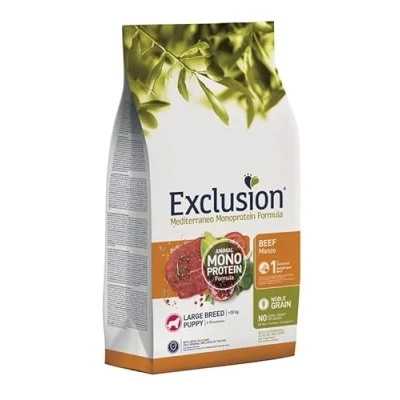 Abbildung von Exclusion Mediterraneo Noble Grain Puppy Rind Large 12 kg