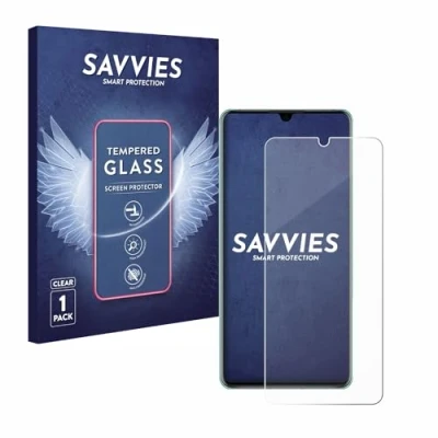 Abbildung von Savvies Panzer Schutz Glas für Huawei P30 9H Hartglas, Anti Fingerprint, Displayschutz