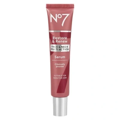 Abbildung von No7 Serum MULTI ACTION restauriert und erneuert Gesicht Hals 30 ml