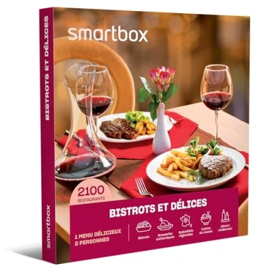 Abbildung von SMARTBOX Geschenkset für Männer, Frauen oder Paare originelle Geschenkidee: Mahlzeiten zwei in den besten Brauereien