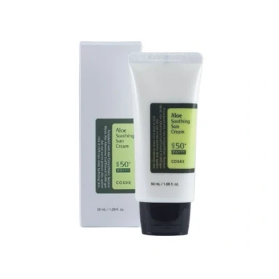 Abbildung von Cosrx ALOE Soothing SUN Cream SPF50+ Sonnenschutz, Größe: 50 ml,