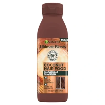 Abbildung von Garnier Ultimate Blends Smoothing Hair Food Coconut Shampoo For Frizzy 350 ml