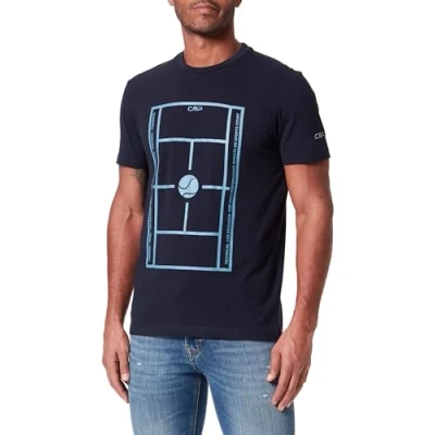 Abbildung von CMP Herren T Shirt, Schwarz Blau, 48
