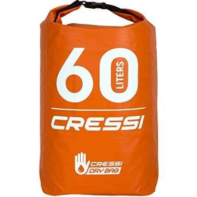 Abbildung von Cressi Dry Bag Wasserdichte Taschen mit langem verstellbaren Schulterriemen Für Tauchen, Bootfahren, Kajak, Angeln, Rafting, Schwimmen, Camping und Snowboarden