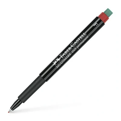 Abbildung von FABER CASTELL 151321 Marker Multimark F, 0,6 mm, permanent, rot, 1 Stück